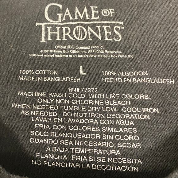 Game of Thrones Family Crest T-Shirt Fantasy Drama Movie Film HBO House Stark - Picture 4 of 4